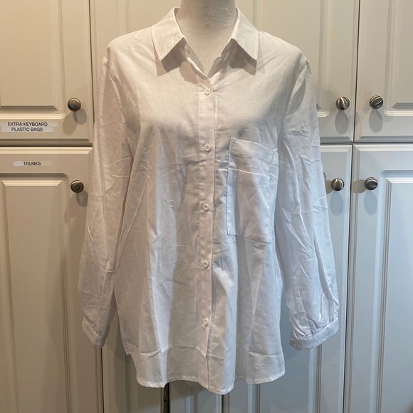Minibee Long Sleeve button down blouse - Picture 1 of 6